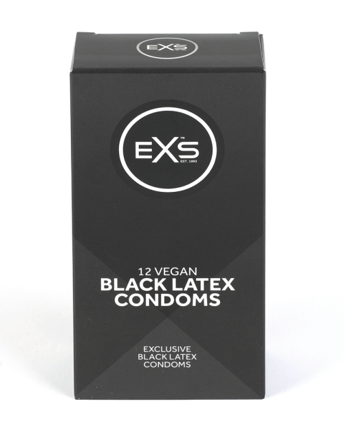 EXS Black Latex Condooms 12 Stuks