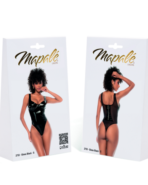 Mapalé Bodysuit Gloss Zwart XL