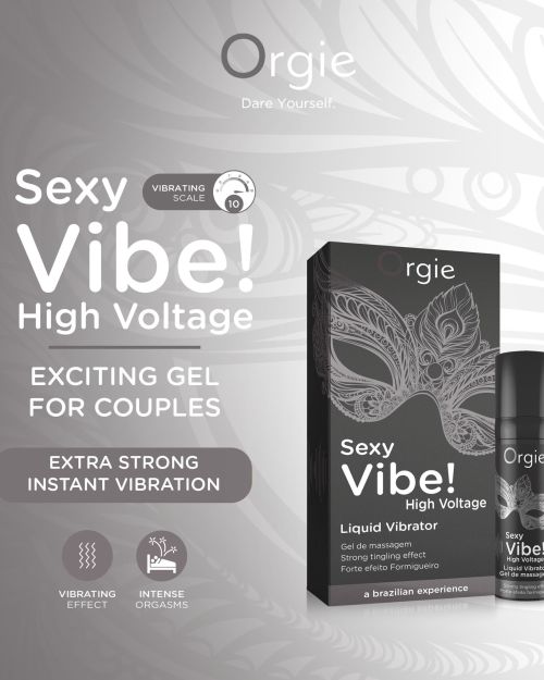 Orgie Sexy Vibe! High Voltage Liquid Vibrator 15 ml