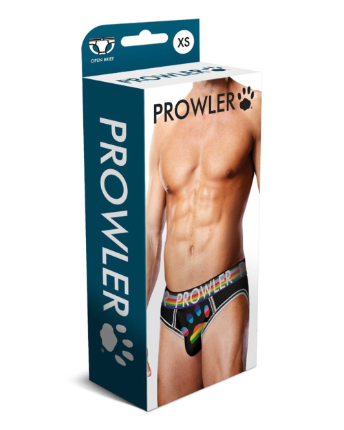 Prowler Oversized Paw Open Brief Black L
