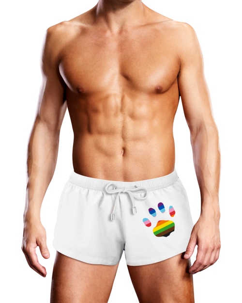 Prowler Zwemshort White Oversized Paw L
