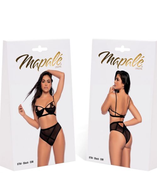 Mapalé Spice 2-delig Lingerie Zwart 1/2X