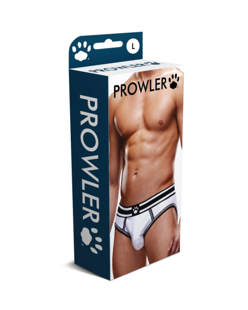 Prowler Open Brief White/black L
