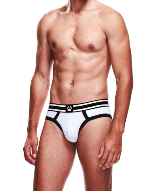 Prowler Brief White/black L
