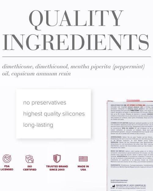 System JO For Her Atomic Stimulerende Clitoris Gel Verwarmend 10 ml