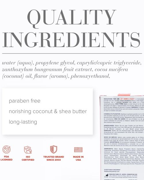 System JO For Her System JO For Her Warm&Buzzy Stimulerende Clitoris Gel 10 ml