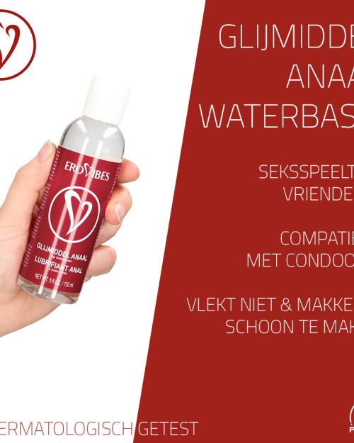 Erovibes Glijmiddel Anaal Waterbasis 150 ml
