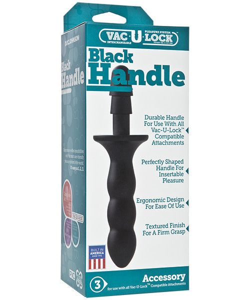 Doc Johnson Black Handle 21 Cm