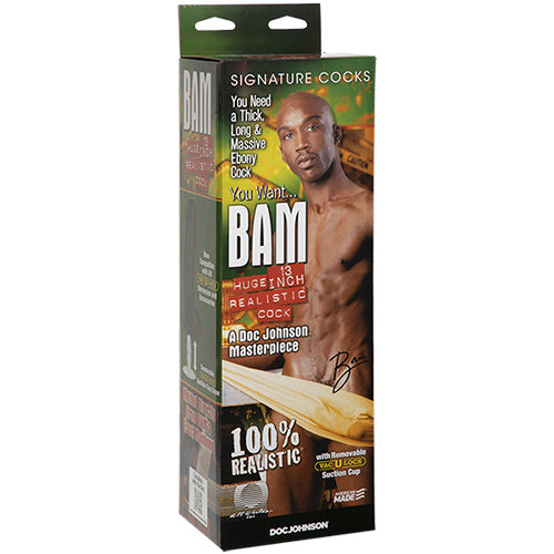 Doc Johnson Bam Dildo 34 cm