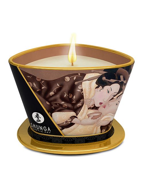 Shunga Massagekaars 170 ml Aardbei