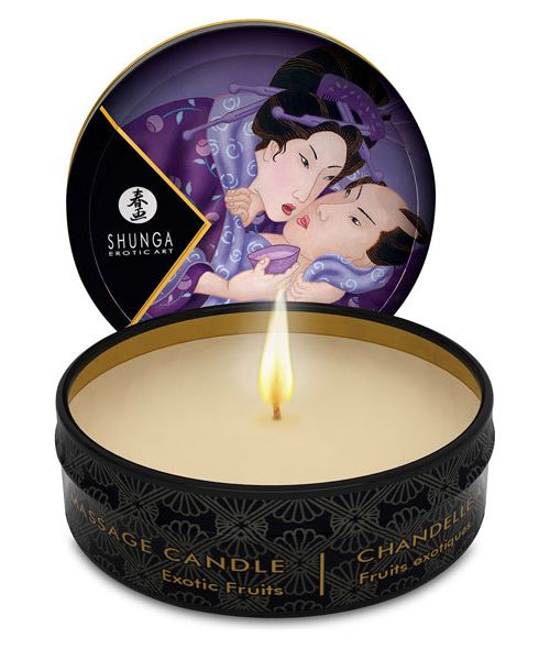 Shunga Mini Massagekaars 30 ml Exotische Vruchten