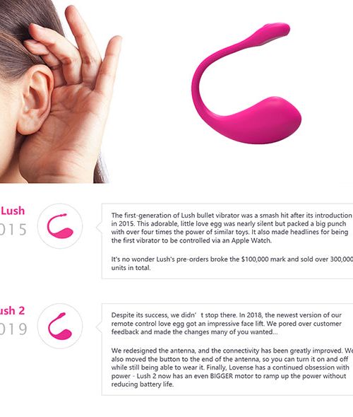 Lovense Lush 2 Vibrerend Eitje