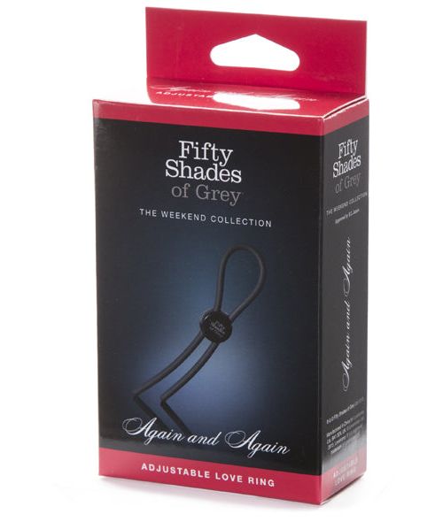 Fifty Shades of Grey Adjustable Cock Ring Zwart