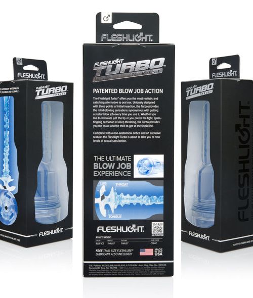 Fleshlight Turbo Thrust Blue Ice Masturbator Mond