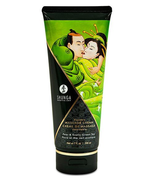 Shunga Massage Cream 200 ml Aardbei