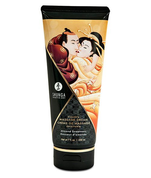 Shunga Massage Cream 200 ml Aardbei