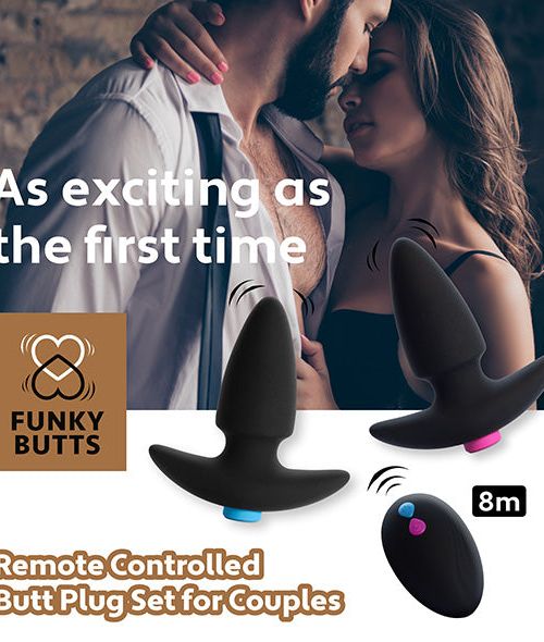 Feelztoys FunkyButts Butt Plug Set 10 cm