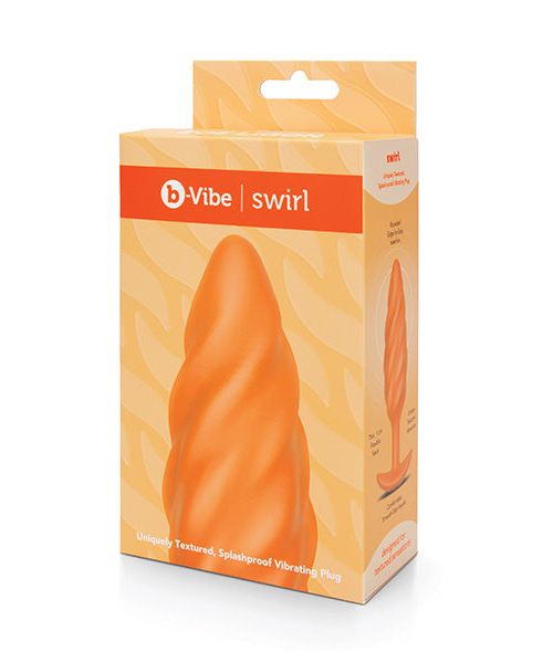 B-Vibe Swirl Vibrerende Buttplug 13.5 Cm