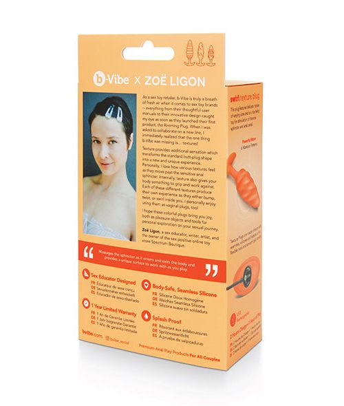 B-Vibe Swirl Vibrerende Buttplug 13.5 Cm