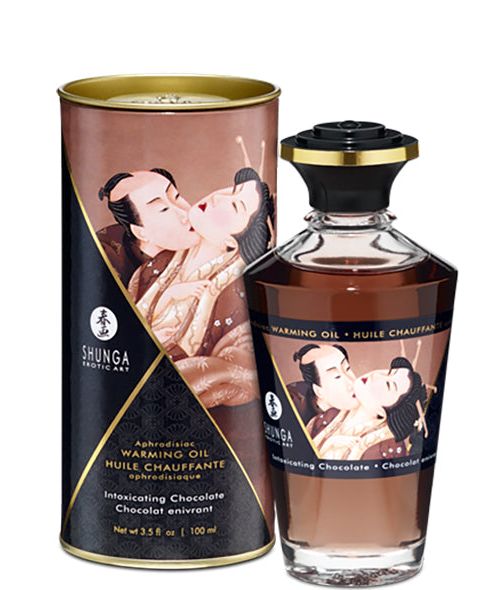 Shunga Verwarmende Massage Olie 100 ml Aardbei