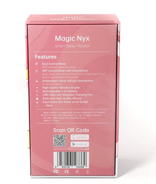 Magic Motion Nyx Smart Vibrerend Slipje Met App