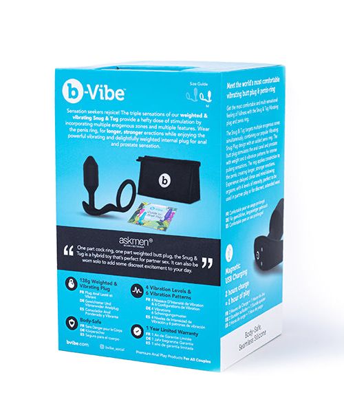 B-Vibe Vibrerende Snug&Tug 11 Cm