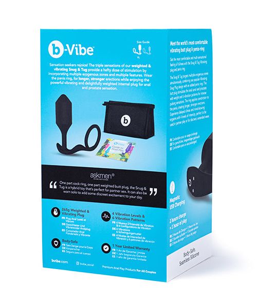 B-Vibe Vibrerende Snug&Tug 14 Cm