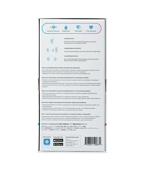 Lovense Calor Masturbator Met App 15 cm