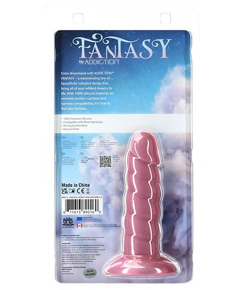 Addiction Fantasy Unicorn Dildo Met Zuignap 14 cm