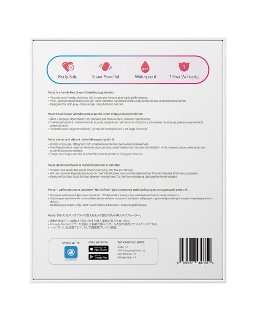 Lovense Vulse Stotende Vibrator 20 cm