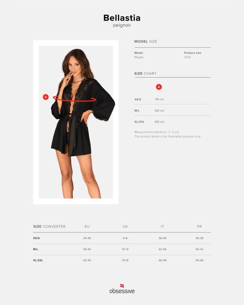 Obsessive Bellastia Peignoir M/L