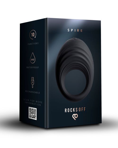 Rocks Off Spire Vibrerende Cockring