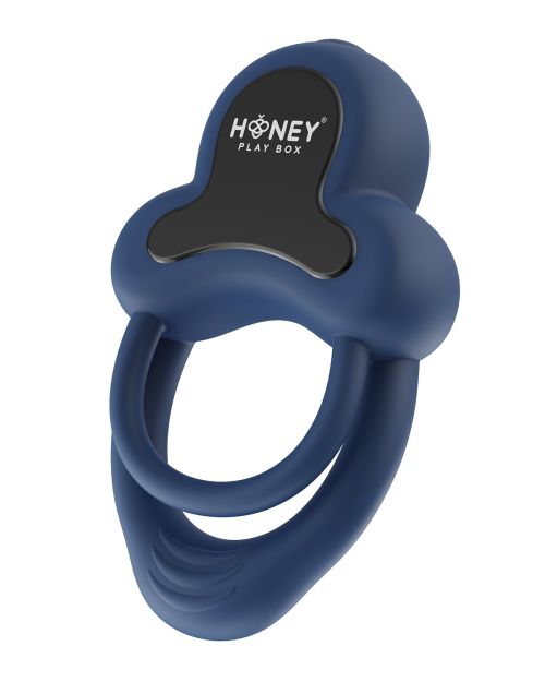 HoneyPlayBox Anello Vibrerende Cockring Met App Blauw
