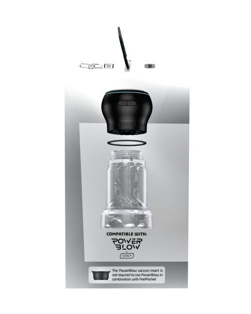 Kiiroo Feel Crystal Pocket Stroker