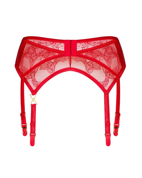 Obsessive Aliosa Jarretelgordels Rood 2XL/3XL