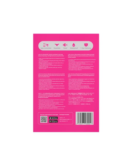 Lovense Lush 4 Vibrerend Eitje