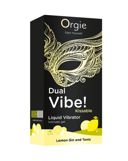 Orgie Dual Vibe Liquid Vibrator Lemon Gin&Tonic 15 ml