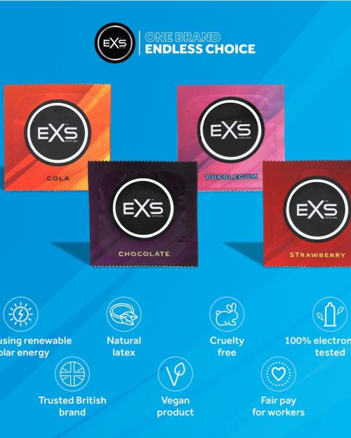 EXS Mixed Flavored Condooms 12 Stuks