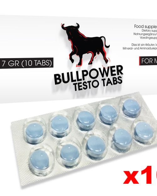 Erovibes Bull Power Testo Tabs Erectiepillen 10 stuks