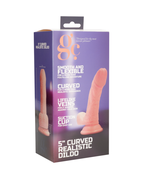 Shots Curved Realistic Dildo 13 cm