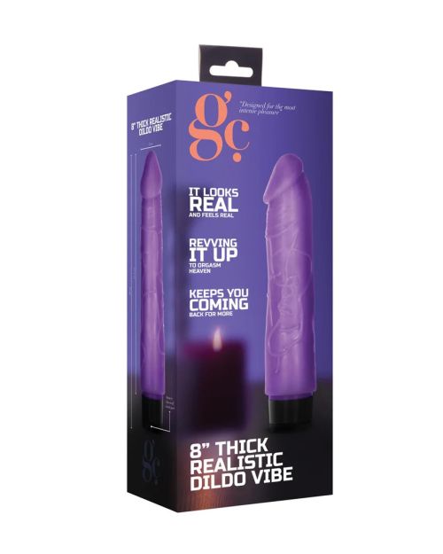 GC Realistische Vibrator Paars 20 cm