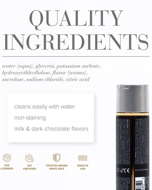 System JO Gelato Double Chocolate Glijmiddel Met Smaak 120 ml