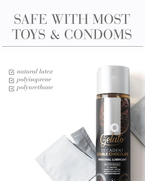 System JO Gelato Double Chocolate Glijmiddel Met Smaak 120 ml