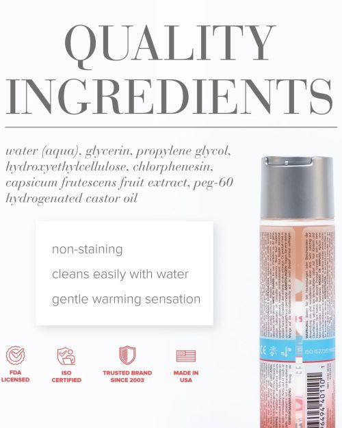 System JO H2O Anaal Glijmiddel Verwarmend 120 ml