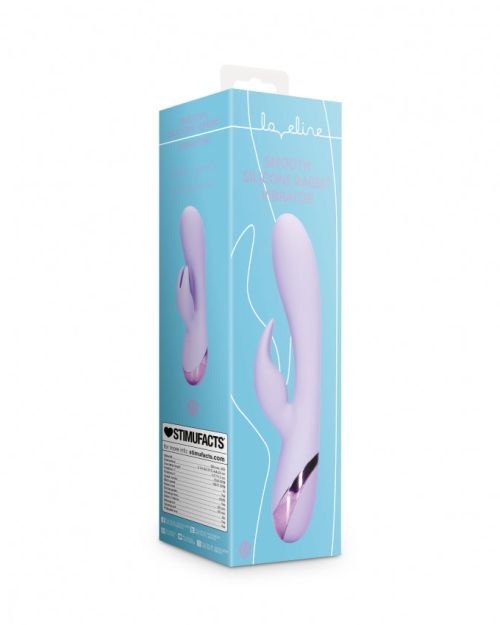 Loveline Smooth Rabbit Vibrator Digital Lavender 20 cm