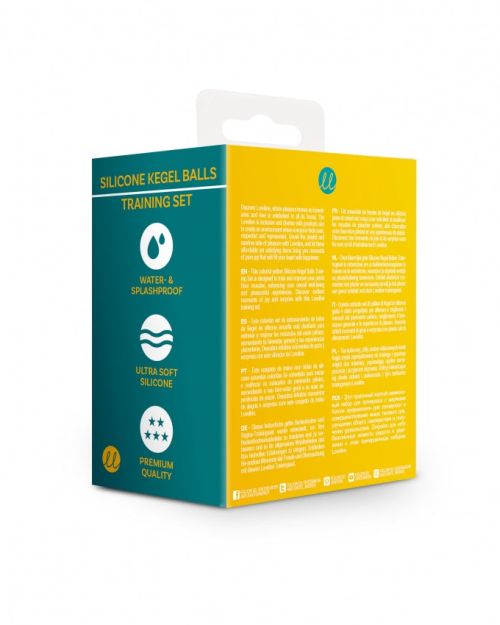 Loveline Siliconen Kegelballen Trainingset Geel