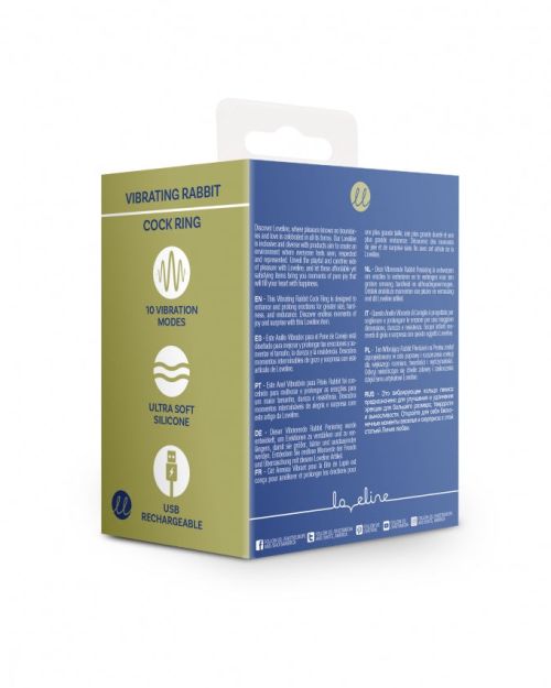 Loveline Vibrerende Rabbit Penisring Blauw