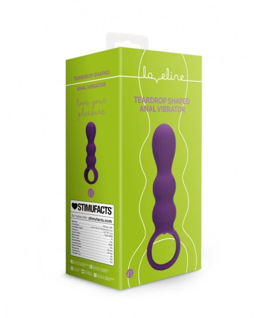Loveline Teardrop Vibrator Anaal 17 cm
