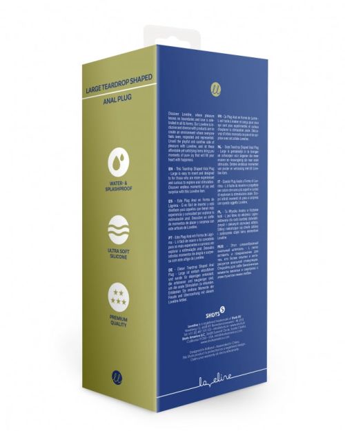 Loveline Teardrop Buttplug 18 cm