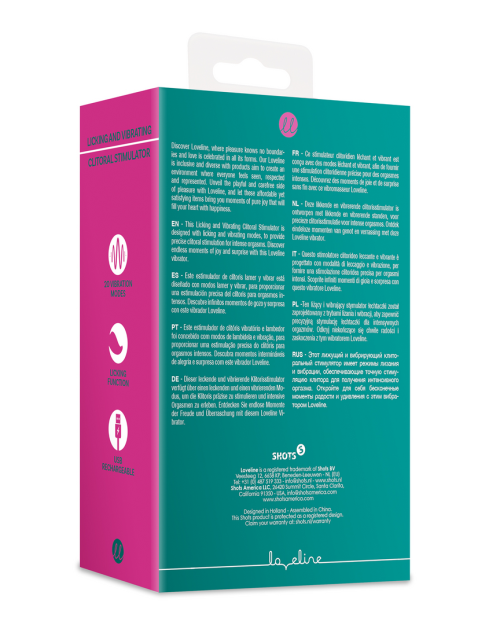 Loveline Licking Clitoris Stimulator 7 cm